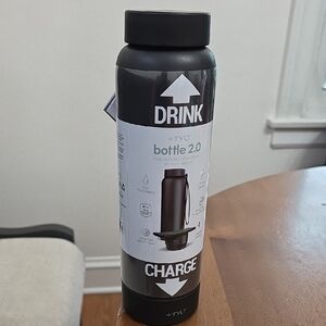 Bottle 2.0 Portable Charger & Drink Bottle - Black